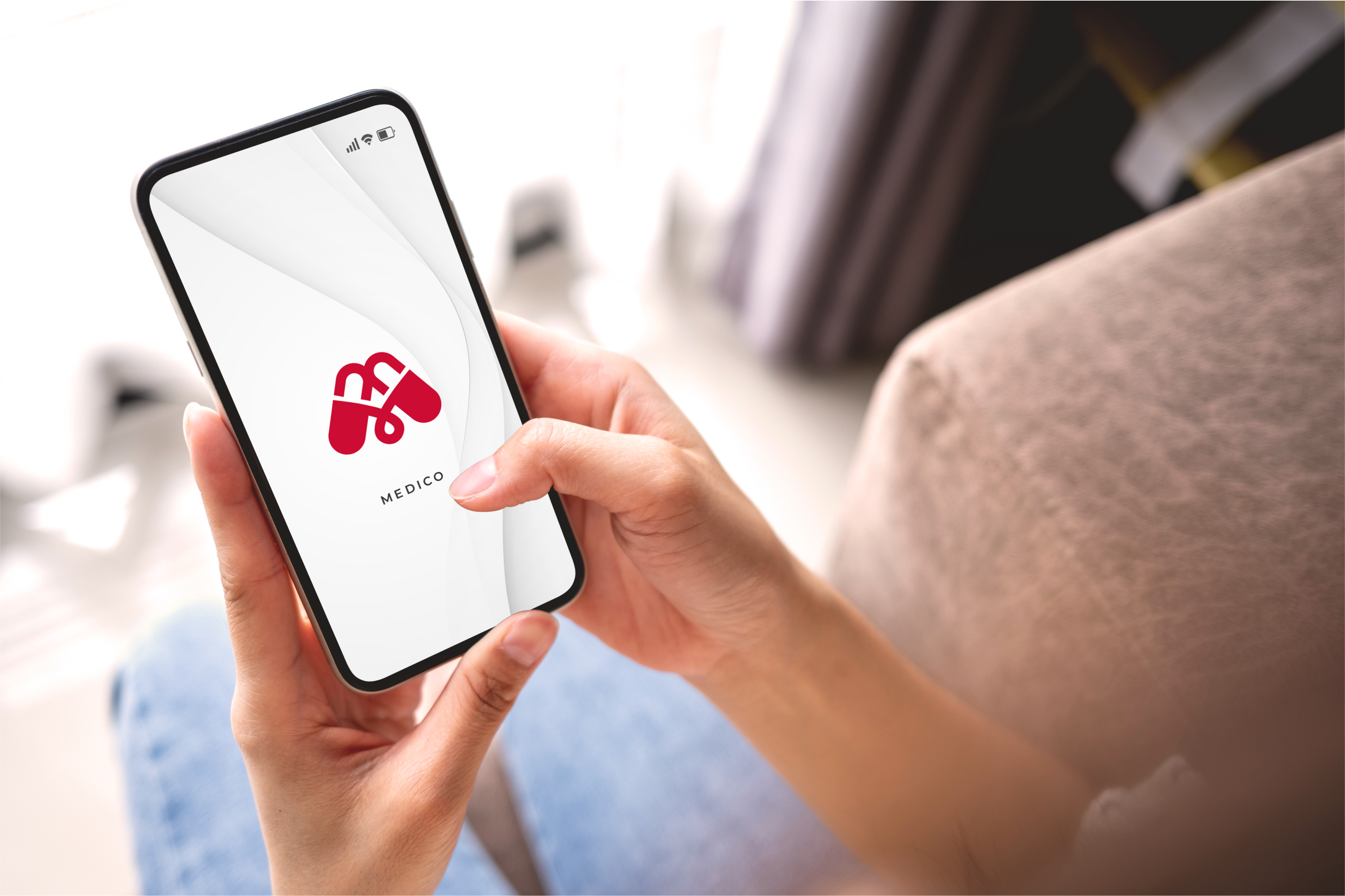 Medico app on a phone